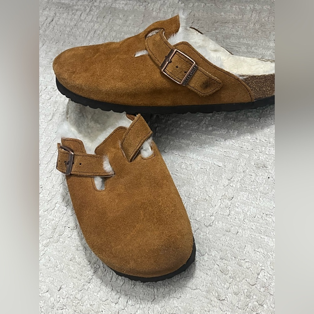 Birkenstock Boston Shearling Clogs